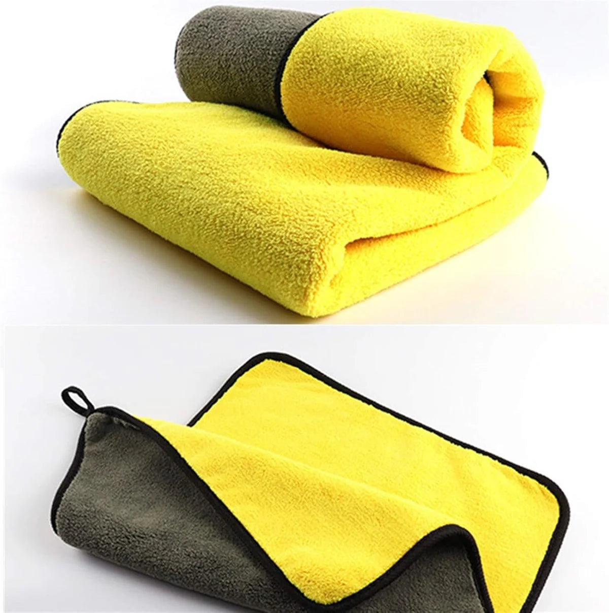 Double Sided Microfiber Car Cleaning Cloth