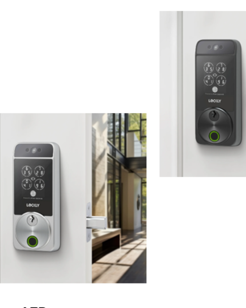 LOCKLY PGK728WRHK Zeno Visage Smart Door Lock