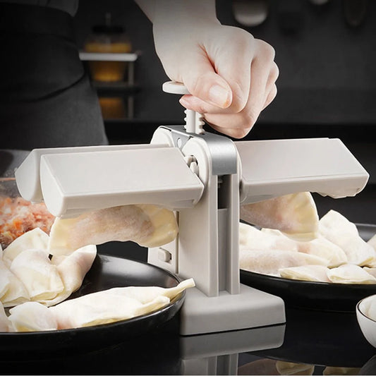 Manual Dumpling Maker Press– Easy Momo & Gyoza Making Machine