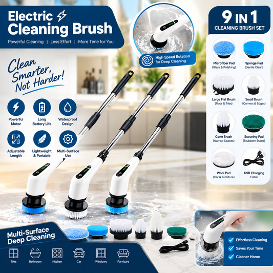 Electric Cleaning Brush 9-IN-1