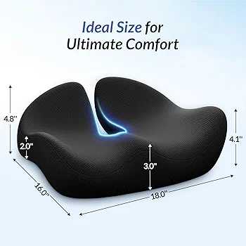 Ergonomic Memory Foam Seat Cushion