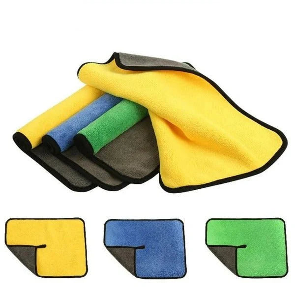 Double Sided Microfiber Car Cleaning Cloth